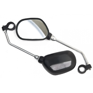 Комплект зеркал Stels JY 102 с креплением на руль, 110х70 мм Комплект зеркал Stels JY 102 с креплением на руль, 110х70 мм