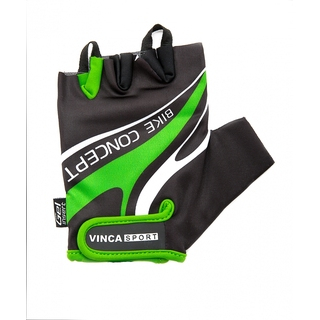 Велоперчатки Vinca sport VG 949 black/green