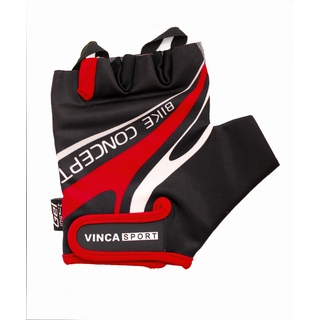 Велоперчатки Vinca sport VG 949 black/red