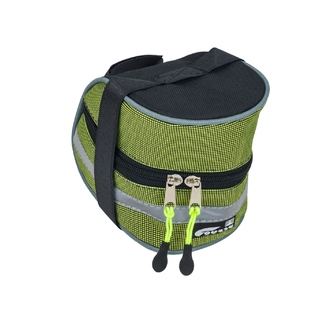 Велосумка под седло Course средняя дуэт зеленая Велосумка под седло Course средняя дуэт зеленая