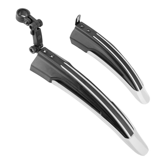 Щитки для велосипеда 24-26" Stels XGNB-016-2W черно-белые Щитки для велосипеда 24-26" Stels XGNB-016-2W черно-белые