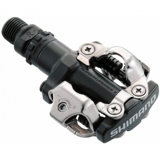 Контактные педали Shimano PD-M520 черные, с шипами SM-SH51 Контактные педали Shimano PD-M520 черные, с шипами SM-SH51