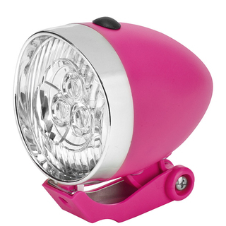 Фонарь передний Stels JY-592 на вилку, пурпурный Фонарь передний Stels JY-592 на вилку, пурпурный