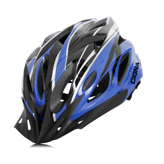 Велошлем Cigna WT-012 чёрно-синий, размер 57-61 см