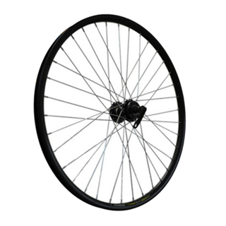 Колесо заднее 24" в сборе, под V-brake, под трещотку, под гайку Колесо заднее 24" в сборе, под V-brake, под трещотку, под гайку