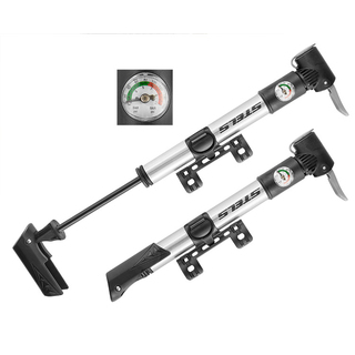 Насос ZF-021B ручной с манометром алюминиевый, двойной вентиль Насос ZF-021B ручной с манометром алюминиевый, двойной вентиль