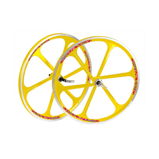 Комплект колёс 26" Teny Rim TAFD/THREAD DISK-6000 жёлтый Комплект колёс 26" Teny Rim TAFD/THREAD DISK-6000 жёлтый