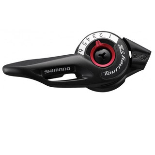 Шифтер Shimano Tourney SL-TZ500 правый, 6 скоростей, трос 2050 мм Шифтер Shimano Tourney SL-TZ500 правый, 6 скоростей, трос 2050 мм