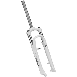 Вилка 26" 1-1/8" SF13-XCM-P SUNTOUR аморт. безрезьб. V-обр./диск.торм., алюм. белая, шток 265мм Вилка 26" 1-1/8" SF13-XCM-P SUNTOUR аморт. безрезьб. V-обр./диск.торм., алюм. белая, шток 265мм