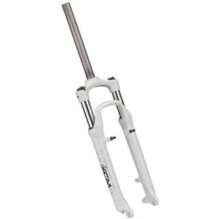 Вилка 26" 1-1/8" SF13-XCM-P HLO SUNTOUR аморт. безрезьб. V-обр./диск.торм., алюм. белая, шток 265мм Вилка 26" 1-1/8" SF13-XCM-P HLO SUNTOUR аморт. безрезьб. V-обр./диск.торм., алюм. белая, шток 265мм