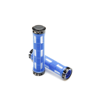 Грипсы с замками Hualong HL-G309 чёрно-синие Грипсы с замками Hualong HL-G309 чёрно-синие