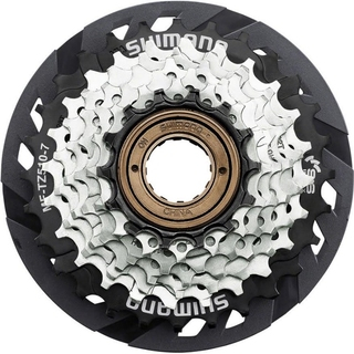 Трещотка Shimano Tourney MF-TZ510 на 7 скоростей, 14-28Т с защитой Трещотка Shimano Tourney MF-TZ510 на 7 скоростей, 14-28Т с защитой