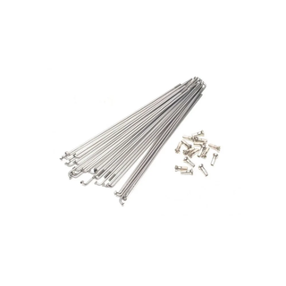 Спицы SLE 14Gx286 мм + ниппель 12 мм чёрные Спицы SLE 14Gx286 мм + ниппель 12 мм чёрные