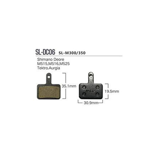 Колодки для дисковых тормозов Shunfeng SF SL-DC06 Колодки для дисковых тормозов Shunfeng SF SL-DC06