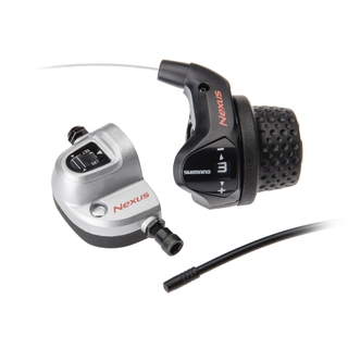 Шифтер Shimano Nexus SL-3S41E revo, 3 скорости, трос+оплетка (1700 мм), bell crank 6 Шифтер Shimano Nexus SL-3S41E revo, 3 скорости, трос+оплетка (1700 мм), bell crank 6