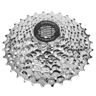 Кассета на 9 скоростей Superwin CS-05 11-32T, стальная Кассета на 9 скоростей Superwin CS-05 11-32T, стальная